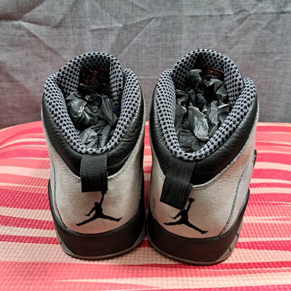 Nike Air Jordan X 10 Retro - US Men's 10.5 - Cool Grey/Infrared-Black - 310805-0 - Picture 5 of 16